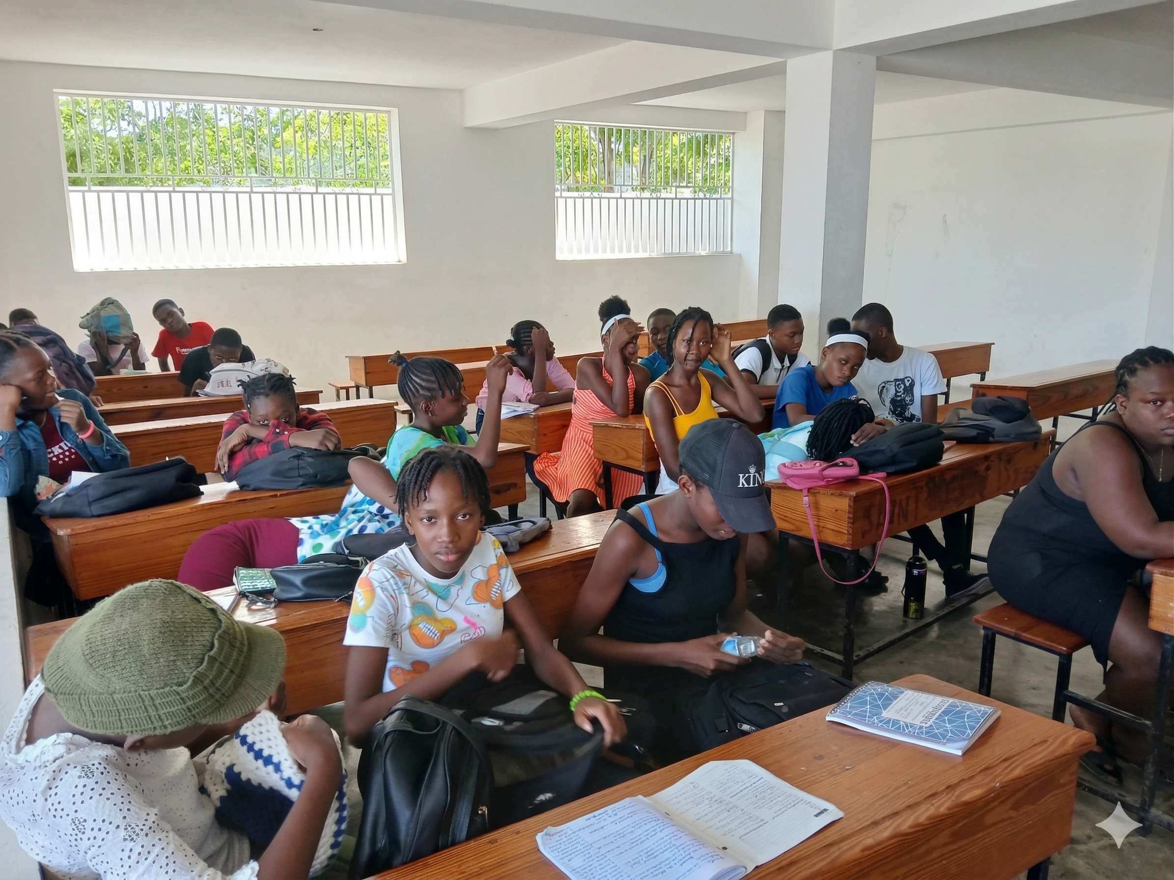 Étudiants en classe